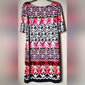 Vince Camuto Bright Color Midi Dress size 8